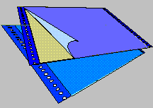 Giant blue thrips trap